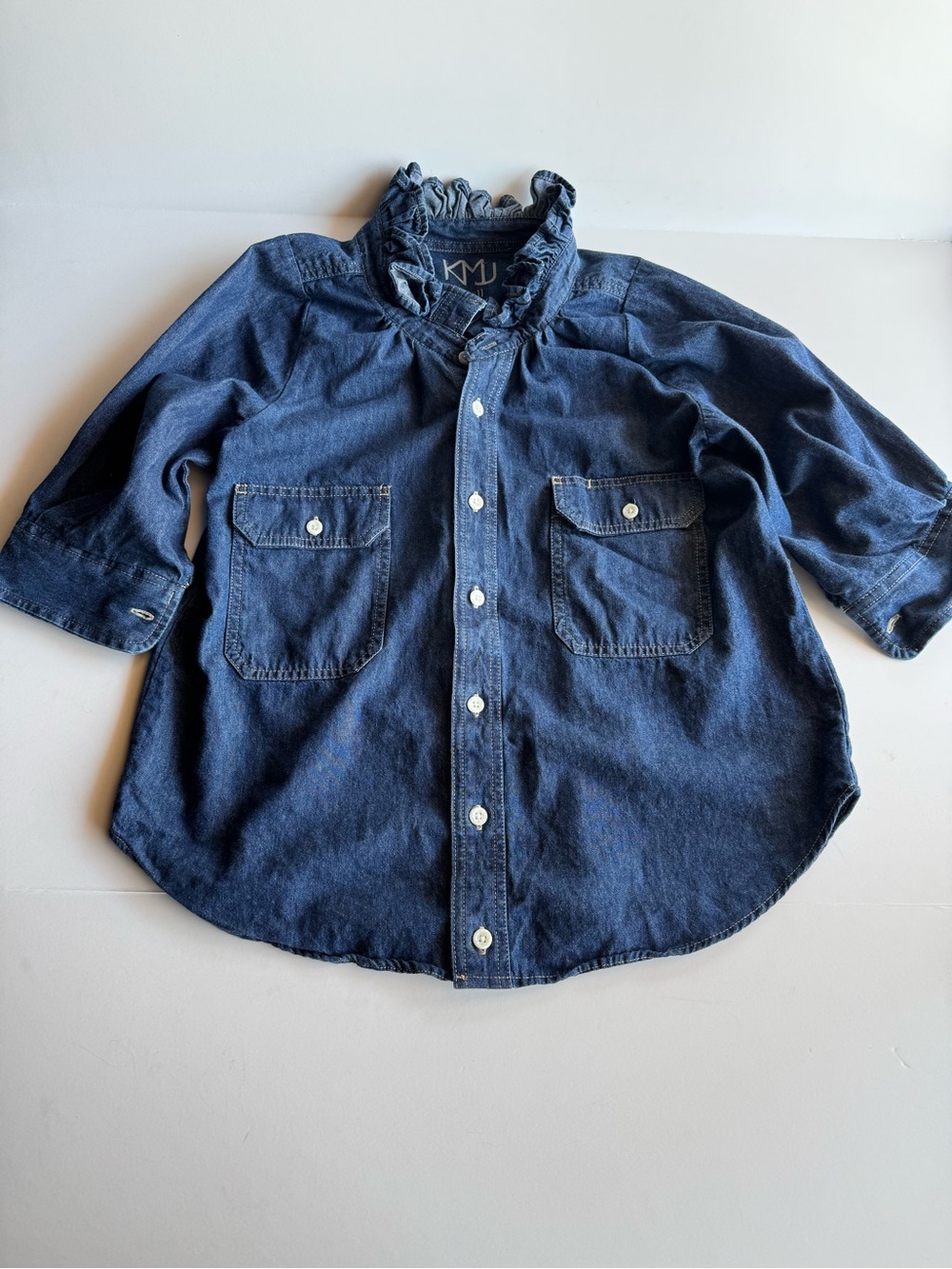 KMJ Kate McHale Jensen Denim Southern Lover Shirt Size S - Picture 4 of 8
